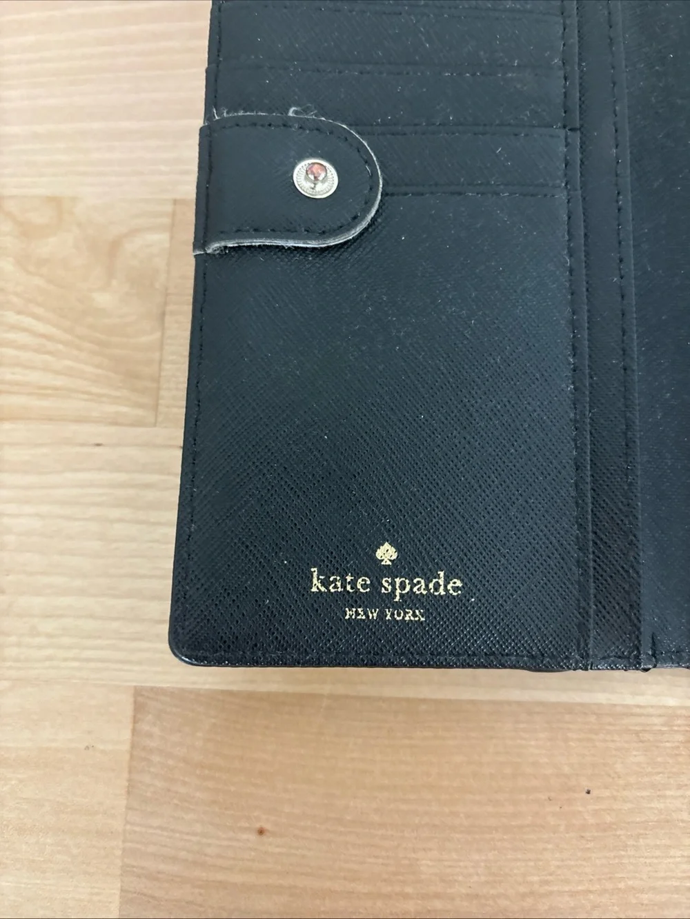 kate spade Cream and Black Bicolor Continental Wallet